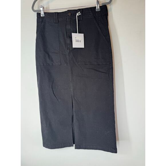 Pistola Pamela High Rise Utility Skirt in Black 29 NWT - Picture 3 of 7